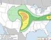 70million Americans are under severe weather threat as maps show storm systems ... trends now