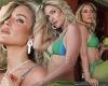 Kristin Cavallari, 37, poses in a green bikini in Mexico... amid claims she has ... trends now