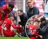 sport news Liverpool star Conor Bradley faces a battle to be fit for title run-in after ... trends now