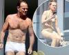 Neighbours icon Jason Donovan, 55, shows off his buff physique in white Calvin ... trends now
