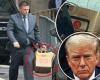 The Trump trial lunch run! Staffers grab bags full of McDonald's and return to ... trends now
