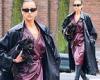 Irina Shayk the sizzling supermodel rocks saucy triple-leather look as she ... trends now