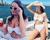 Eminem's daughter Hailie Jade, 28, wows in tiny white bikini and cowboy hat ... trends now