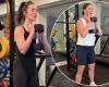 Emily DiDonato shows off the results of her 25-pound postpartum weight loss ... trends now