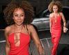 Mel B looks incredible in a red cut-out maxi dress as she joins her fellow ... trends now