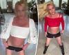 Britney Spears shows off sculpted physique in tiny black shorts and two ... trends now