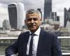 Sadiq Khan boldly declares that he will make the Thames 'swimmable' in 10 years ... trends now