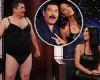 Kim Kardashian is surprised by Jimmy Kimmel Live's Guillermo as he models her ... trends now