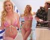Heidi Montag shows off her incredible physique in a tiny pink bikini with ... trends now