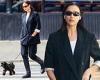 Irina Shayk looks chic in black as she walks puppy in New York City... amid ... trends now