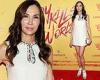 Famke Janssen, 59, shows off her age-defying beauty in a white mini dress as ... trends now