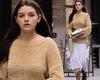Suri Cruise steps out in stylish sweater and flowing skirt in NYC - after her ... trends now
