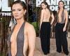 Braless Freya Allan wows in a deeply plunging gem-encrusted bodysuit as she ... trends now