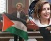 Shocking moment pro-Palestine heckler interrupts Nancy Pelosi's speech at ... trends now