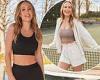 Kate Ferdinand flashes her toned abs in crop tops and leggings as she models ... trends now