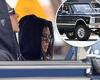 Kourtney Kardashian slips into driver's seat of classic Chevy K5 Blazer truck ... trends now