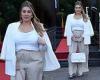 Lauren Goodger cuts a stylish figure as she joins her TOWIE co-stars to film ... trends now
