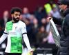 'There's going to be fire if I speak': Salah and Klopp engaged in touchline ...