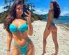 Love Island's Kady McDermott leaves little to the imagination in a tiny bikini ... trends now