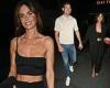 Jennifer Metcalfe shows off her toned abs in a tiny black crop top as she ... trends now
