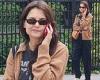 Katie Holmes pays tribute to NY punk band Ramones as she rocks vintage T-shirt ... trends now