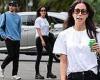Brad Pitt's girlfriend Ines De Ramon takes a stroll with male pal in LA - amid ... trends now