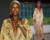 Jodie Turner-Smith turns heads in plunging gold dress as she attends Ralph ... trends now