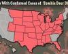 Terrifying 'zombie deer disease' reaches 33rd US state... as two hunters die ... trends now
