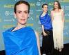 Sarah Paulson rocks blue blouse and black trousers as she attends the 49th ... trends now