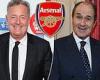 sport news Piers Morgan names two current stars in his greatest Arsenal XI of all time... ... trends now