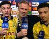 sport news Jamie Carragher conducts hilarious post-match interview with Jadon Sancho after ... trends now