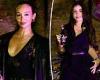 Bella Varelis leaves little to the imagination in lace sheer dress as she ... trends now