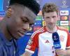sport news Aurelien Tchouameni gatecrashes Thomas Muller's interview after Bayern Munich ... trends now