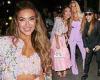 Chrishell Stause wows in floral crop top and maxi skirt in London with G-Flip ... trends now
