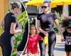 Khloe Kardashian shows off her curves in form-fitting workout gear on lunch ... trends now