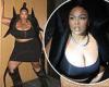 Lizzo showcases her curves and zany sense of style in black crop top with faux ... trends now