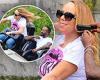 Mariah Carey gets her hair touched up on a ROLLERCOASTER as stylist brushes ... trends now