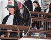 Kylie Jenner flashes VERY flat tummy in crop top as she enjoys dinner date with ... trends now