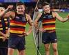 sport news Jake Soligo: See the moment footy star sends AFL greats into hysterics as he ... trends now