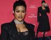 Teyana Taylor looks fierce in towering platform boots while carrying a jeweled ... trends now