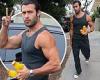 Britney Spears' ex Sam Asghari flashes his buff biceps as he steps out for ... trends now