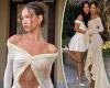 Would you wear this to a wedding? Bridesmaid upstages bride in outrageous gown ... trends now