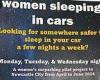 Nova fliers offering domestic violence survivors a Newcastle car park to sleep ... trends now