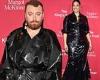 Ashley Graham and Sam Smith go head-to-head in bold all-black PVC looks at ... trends now