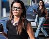 Kyle Richards cuts a casual figure as she leaves a hair salon in Los ... trends now