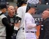 sport news Aaron Judge is ejected for the first time in career as manager Aaron Boone has ... trends now