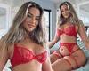 Body positive influencer Karina Irby shows off her curves in red lace lingerie ... trends now