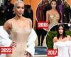 Kim Kardashian's Met Gala moments! A look back at every outfit the star has ... trends now
