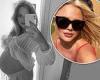 Pregnant Emily Atack looks stunning as she displays her growing baby bump in a ... trends now