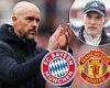sport news Manchester United boss Erik ten Hag is 'on Bayern Munich's shortlist to replace ... trends now